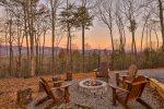 Enjoy The Mountain View From The Firepit 